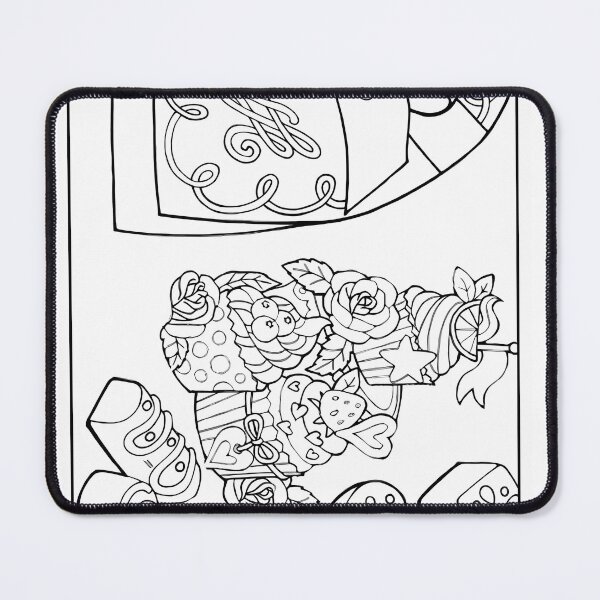 Item preview, Sweets and Chocolates Coloring Page Pattern  designed and sold by DavidColoring.
