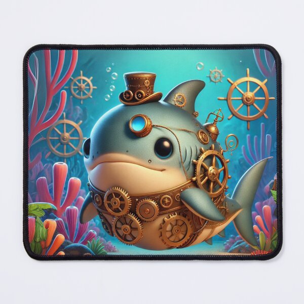 Item preview, Steampunk Sleeper Shark designed and sold by Sillytoe.