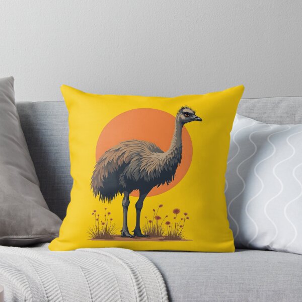 Item preview, Emu Sunset - Australian Wildlife Art designed and sold by MALIKABO.