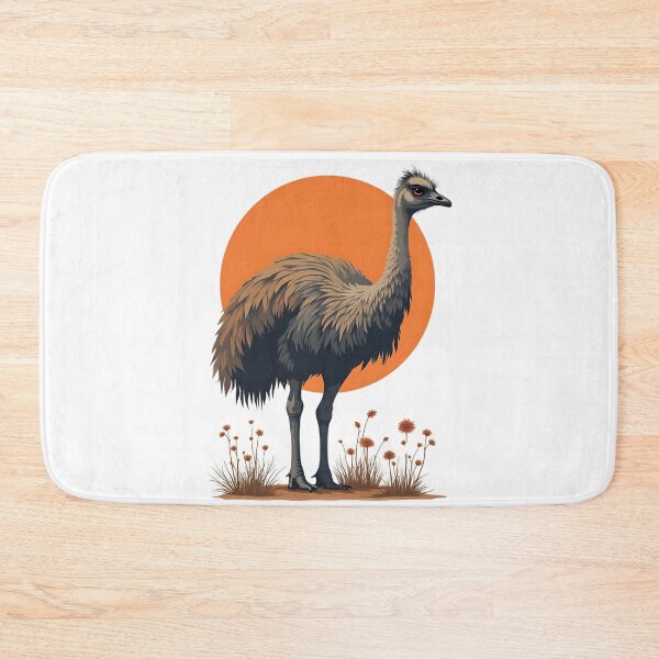 Item preview, Emu Sunset - Australian Wildlife Art designed and sold by MALIKABO.