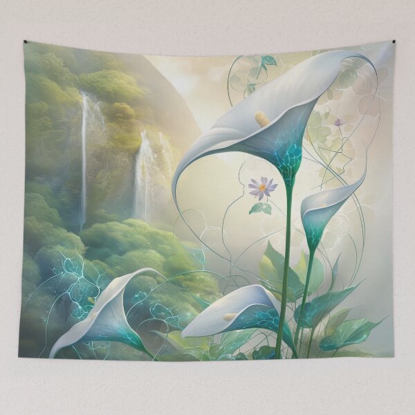 Item preview, Enchanted Floral Waterfall designed and sold by bloorose.