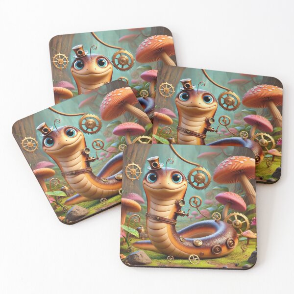 Item preview, Steampunk Slow Worm designed and sold by Sillytoe.