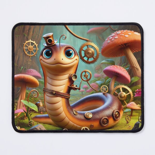 Item preview, Steampunk Slow Worm designed and sold by Sillytoe.