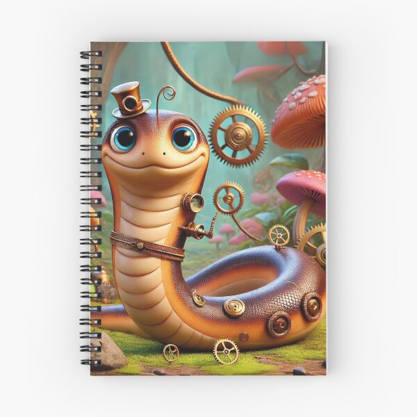 Item preview, Steampunk Slow Worm designed and sold by Sillytoe.