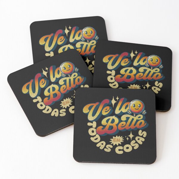 Item preview, Ve lo Bello en Todas las Cosas – Optimistic Retro Design designed and sold by Teacher2Nerds.