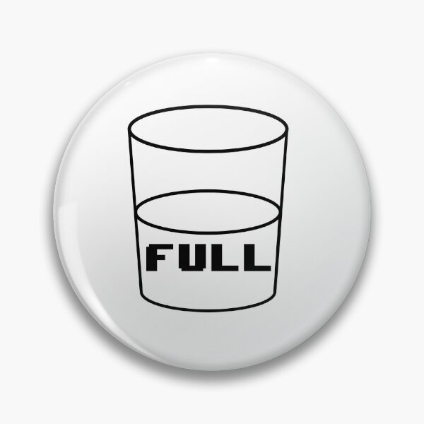 Item preview, HALF FULL designed and sold by Goth-It-Covered.