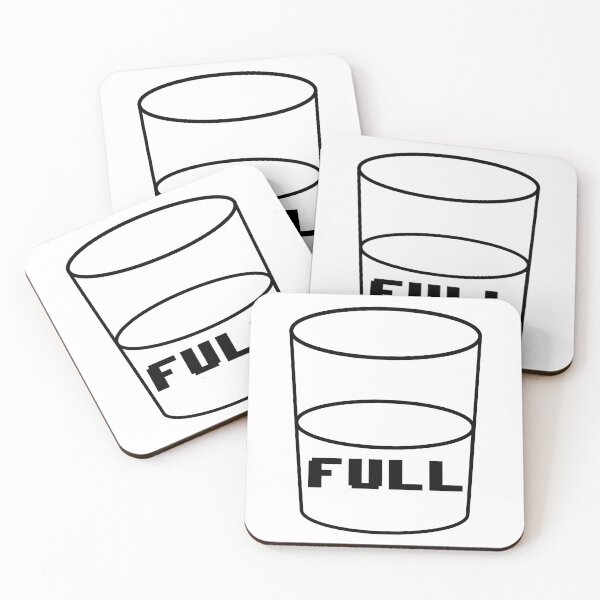 Item preview, HALF FULL designed and sold by Goth-It-Covered.