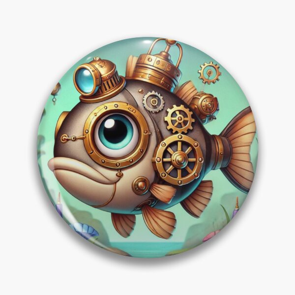 Item preview, Steampunk Smallmouth Bass designed and sold by Sillytoe.