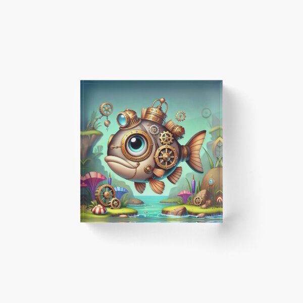 Item preview, Steampunk Smallmouth Bass designed and sold by Sillytoe.