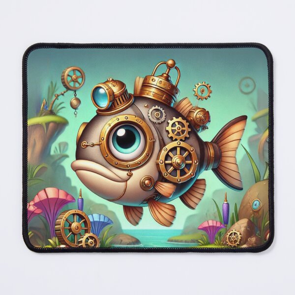 Item preview, Steampunk Smallmouth Bass designed and sold by Sillytoe.
