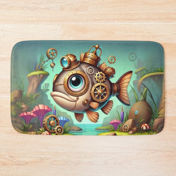 Item preview, Steampunk Smallmouth Bass designed and sold by Sillytoe.