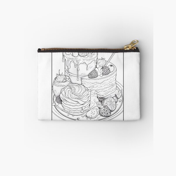 Item preview, Beautiful Cake Coloring Page Pattern  designed and sold by DavidColoring.
