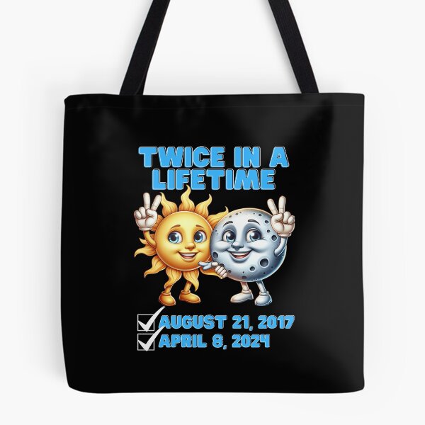 Item preview, Twice in a Lifetime – Solar Eclipse 2017 & 2024 Design designed and sold by Teacher2Nerds.