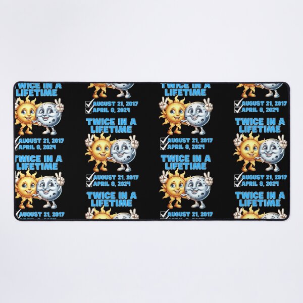 Item preview, Twice in a Lifetime – Solar Eclipse 2017 & 2024 Design designed and sold by Teacher2Nerds.