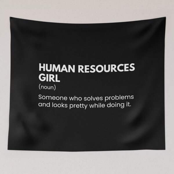 Item preview, Human Resources Funny Girl Saying designed and sold by CuteLovelyDesigns.
