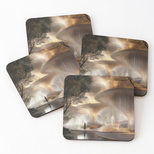 Item preview, "Ethereal Cascades of the Future" designed and sold by bloorose.