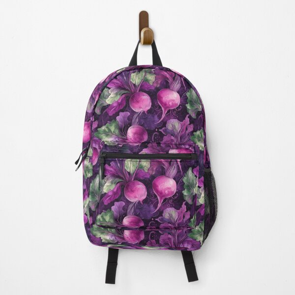 Item preview, Dark Watercolor Beetroot Pattern with Artistic Flair designed and sold by AstroWolf Studio.