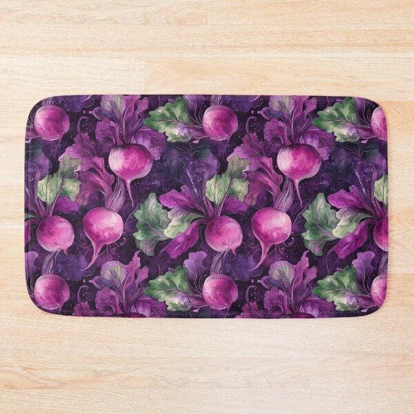 Item preview, Dark Watercolor Beetroot Pattern with Artistic Flair   designed and sold by AstroWolf Studio.