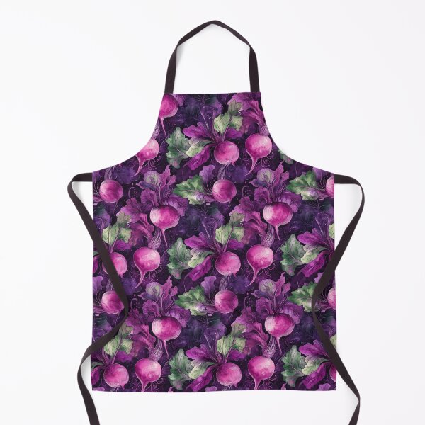 Item preview, Dark Watercolor Beetroot Pattern with Artistic Flair designed and sold by AstroWolf Studio.