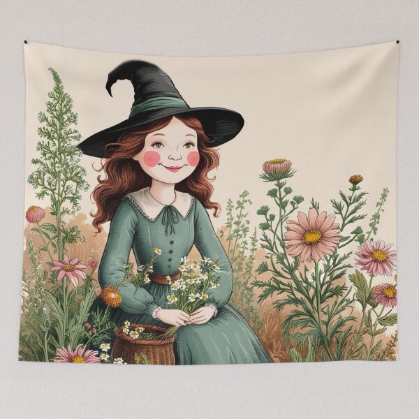 Item preview, Witch in Her Cottagecore Haven designed and sold by siouxsiewild.