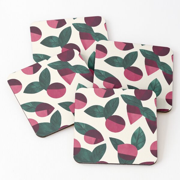 Item preview, Abstract Geometric Beetroot Pattern with Bold Colors   designed and sold by AstroWolf Studio.