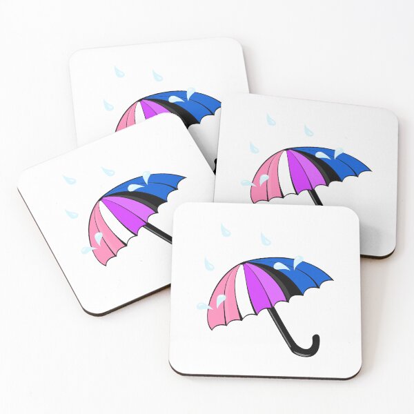 Item preview, Genderfluid Pride Flag Umbrella designed and sold by HarveyHandcraftsandDesigns.