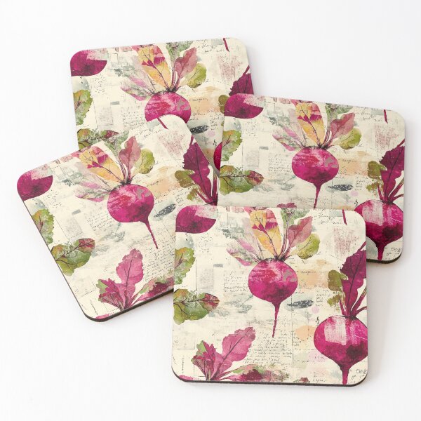 Item preview, Vintage Collage Beetroot Collage with Artistic Flair   designed and sold by AstroWolf Studio.