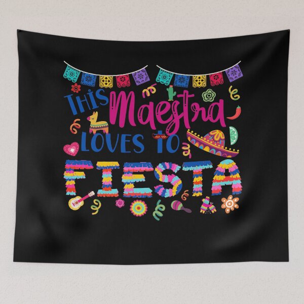 Item preview, This Maestra Loves to Fiesta – Festive Teacher Design designed and sold by Teacher2Nerds.