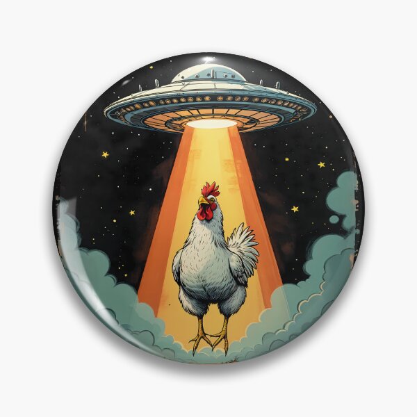 Item preview, Chicken UFO designed and sold by stylesip.