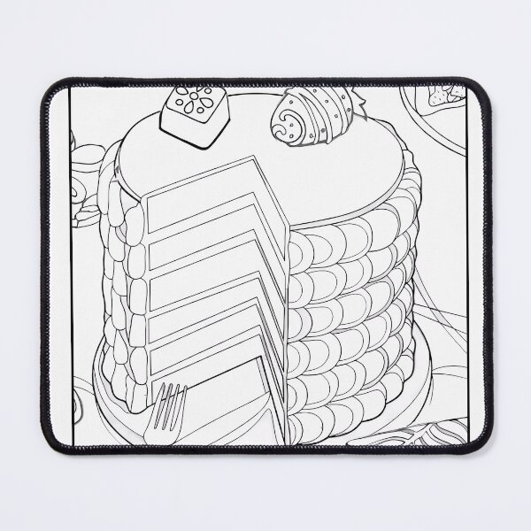 Item preview, Birthday Cake Coloring Page Pattern designed and sold by DavidColoring.