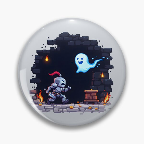 Item preview, Pixel Knight vs. Ghost: Dungeon Duel designed and sold by Jollys-ArtShop.