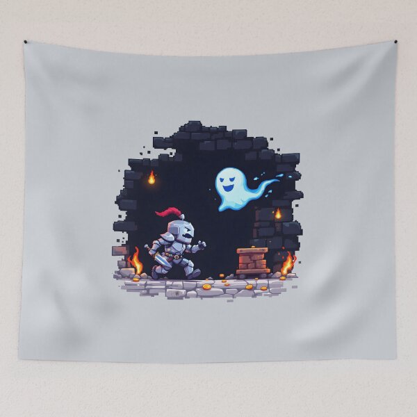 Item preview, Pixel Knight vs. Ghost: Dungeon Duel designed and sold by Jollys-ArtShop.