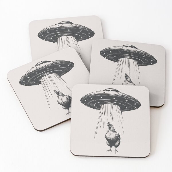 Item preview, Chicken UFO designed and sold by stylesip.