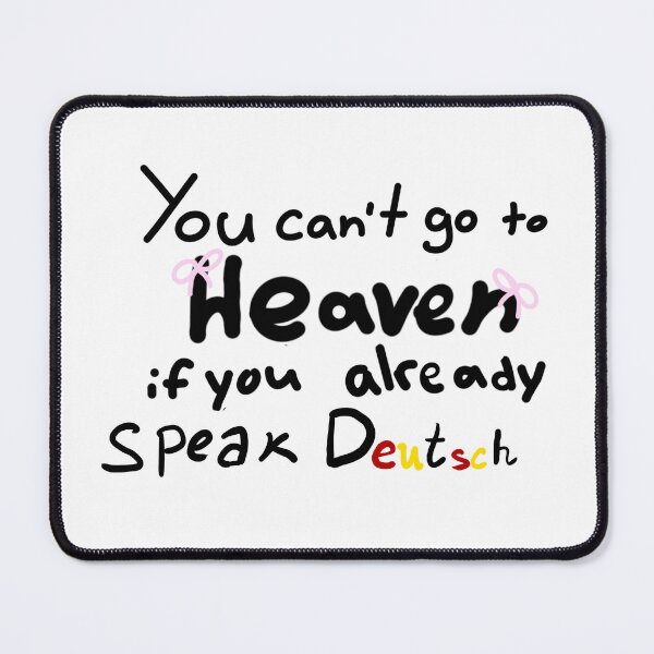 Item preview, Funny German Language Quote Design designed and sold by OneDrawingGirl.