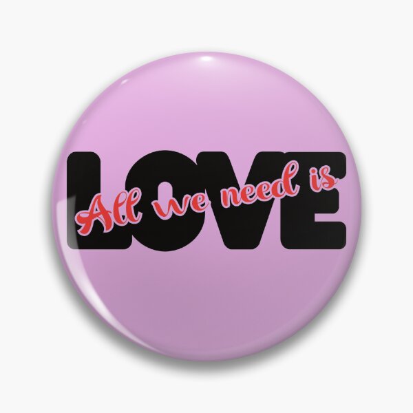 Item preview, All We Need is Love - Black and Red designed and sold by FaeryNuff.