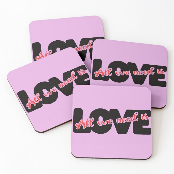 Item preview, All We Need is Love - Black and Red designed and sold by FaeryNuff.