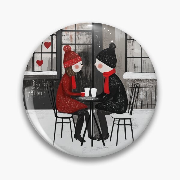 Item preview, Cute Love Cafe Happy Valentine's Day designed and sold by sheprint.