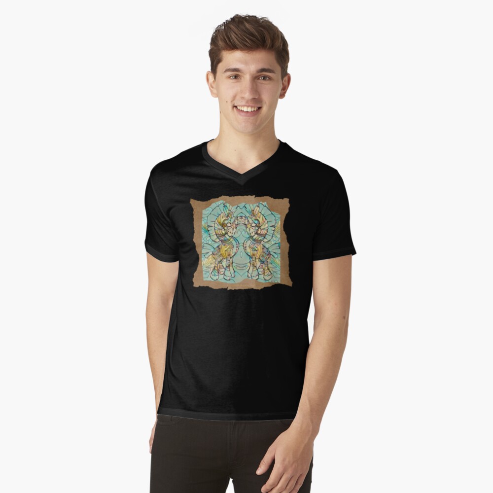 Item preview, V-Neck T-Shirt designed and sold by jillwilli.