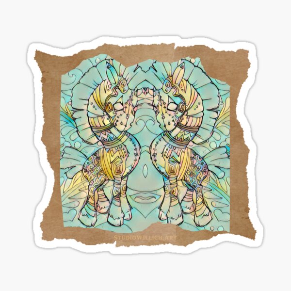 2 Ponies Sticker