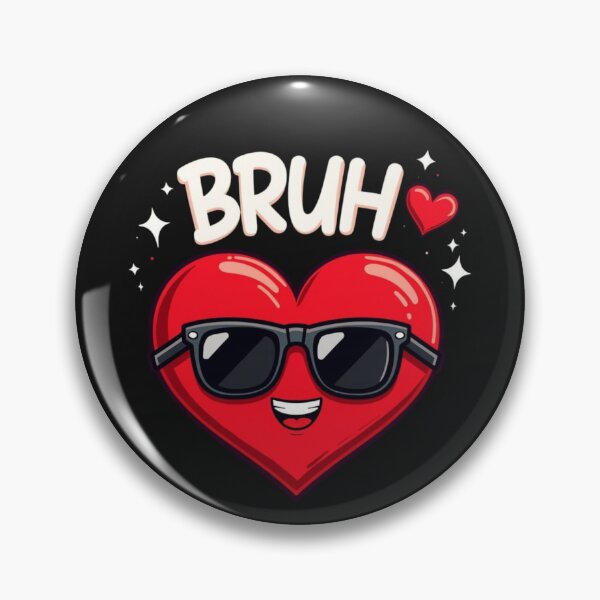 Item preview, BRUH Heart Valentine's Day designed and sold by Alex Songs.