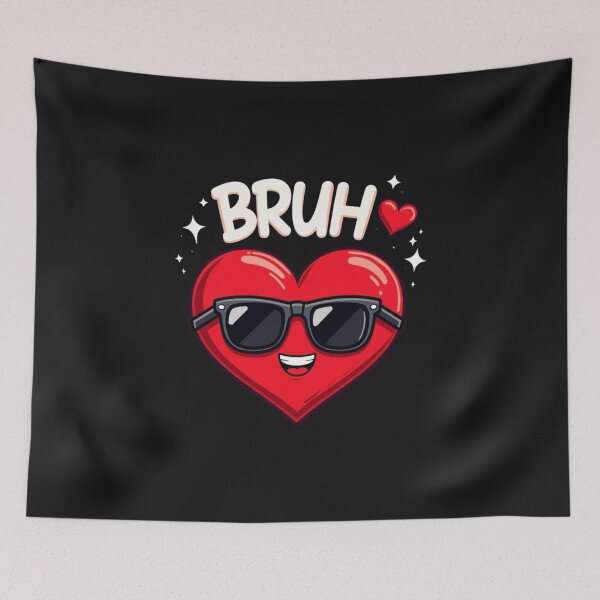 Item preview, BRUH Heart Valentine's Day designed and sold by Alex Songs.