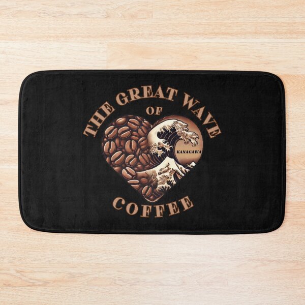 Item preview, The Great Wave Of Coffee I Love Coffee designed and sold by Maggie Mustard.