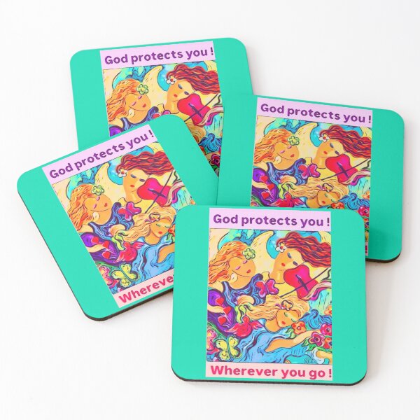 Item preview, iarthappy God protects you wherever you go. designed and sold by tracey jacobson.