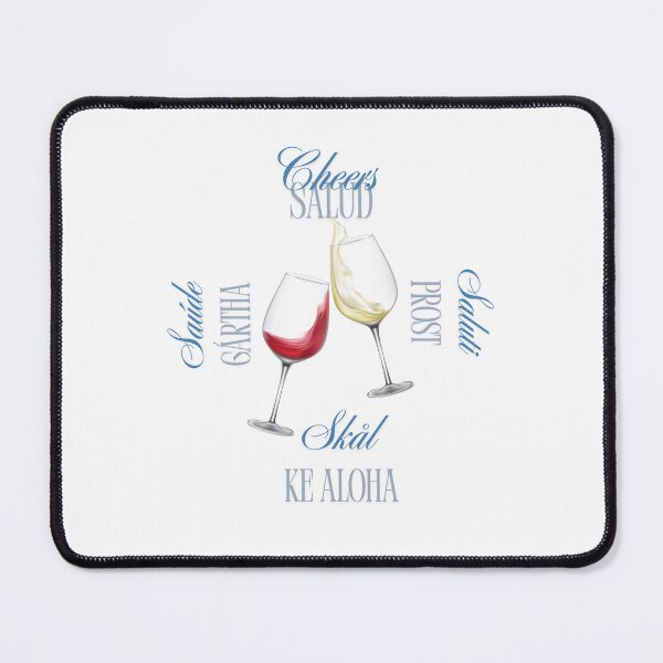 Item preview, Cheers, Salud, Saluti, Prost, Saude, Gartha, - Wine Lover wine afficionado designed and sold by TIPJ.