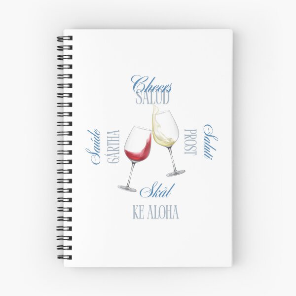 Item preview, Cheers, Salud, Saluti, Prost, Saude, Gartha, -  Wine Lover wine afficionado designed and sold by TIPJ.