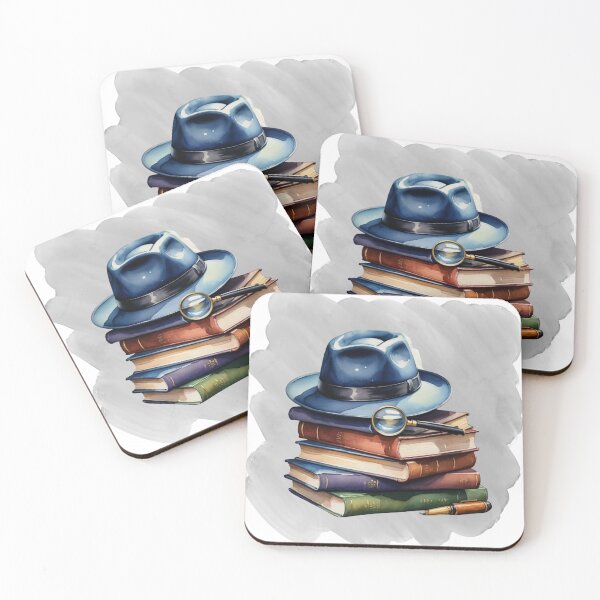 Item preview, Mystery Book Reader, Stack of Mystery Books designed and sold by MamaCDesigns.
