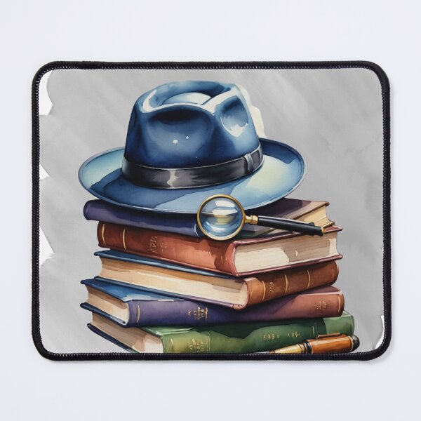 Item preview, Mystery Book Reader, Stack of Mystery Books designed and sold by MamaCDesigns.