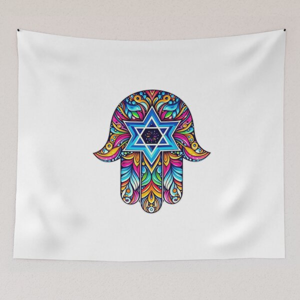 Item preview, Hamsa Star of David Mug | Hand of Miriam Mug | Jewish Star Mug | Magen David Mug | Hebrew Gift | Jewish Gift | Hanukkah Gift | Passover Gift designed and sold by luvandsocial.