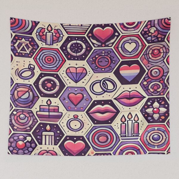 Item preview, Love Geometry Reloaded Premium Trendy Best Gift designed and sold by Imaginarium of Chaos falcon88 .