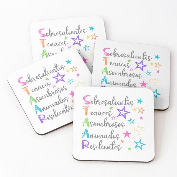 Item preview, STAAR Motivational Spanish Acronym Design – Bright Star Theme designed and sold by Teacher2Nerds.